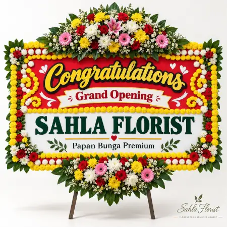 Papan Bunga Ucapan Selamat Solok Selatan