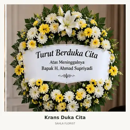 Krans Bunga Duka Solok Selatan